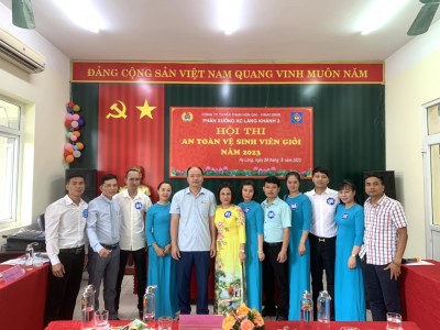 Phân xưởng Kho Cảng Làng Khánh 2 tổ chức Hội thi An toàn vệ sinh viên giỏi năm 2023