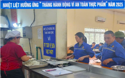Công ty Tuyển than Hòn Gai: Hưởng ứng tháng hành động an toàn thực phẩm năm 2025