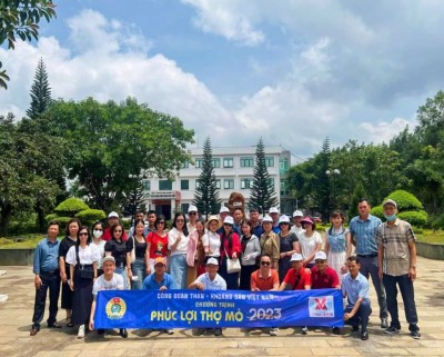 Đoàn CNVC-LĐ tham quan tại Công ty TNHH MTV Nhôm Lâm Đồng - TKV 