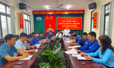 Quang cảnh hội nghị triển khai công tác chấm điểm, xếp hạng lao động tại Phân xưởng Vận tải ô tô 2.