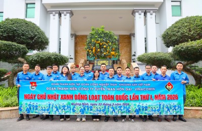 Tuổi trẻ Tuyển than Hòn Gai ra quân hưởng ứng “Ngày Chủ nhật xanh” năm 2026.