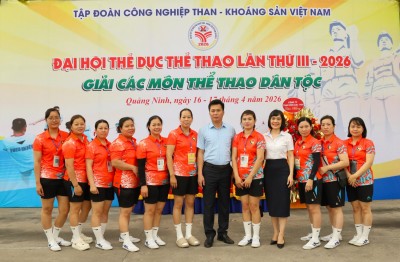 Đoàn VĐV Công ty tham gia giải các môn thể thao dân tộc năm 2026.