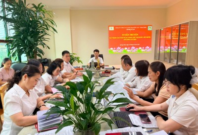 Chi bộ TCLĐ tổ chức sinh hoạt chuyên đề Quý II năm 2026 với chủ đề vận dụng tư tưởng Hồ Chí Minh về “Dân vận khéo” trong công tác sắp xếp, tinh gọn lao động.