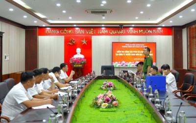 Đoàn kiểm tra liên ngành về PCCC & CNCH làm việc với Công ty Tuyển than Hòn Gai - Vinacomin