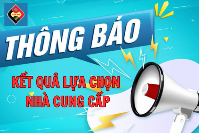 Thông báo kết quả lựa chọn nhà cung cấp gói cung cấp dịch vụ chương trình phúc lợi nghỉ mát tháng 9 năm 2026