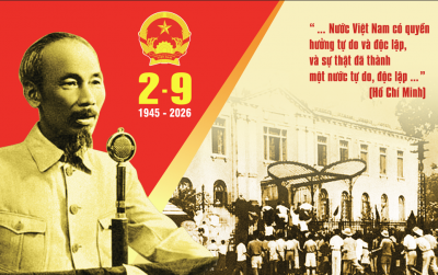 NHIỆT LIỆT CHÀO MỪNG 81 NĂM CÁCH MẠNG THÁNG TÁM THÀNH CÔNG VÀ QUỐC KHÁNH NƯỚC CỘNG HÒA XÃ HỘI CHỦ NGHĨA VIỆT NAM (2/9/1945 - 2/9/2026)!